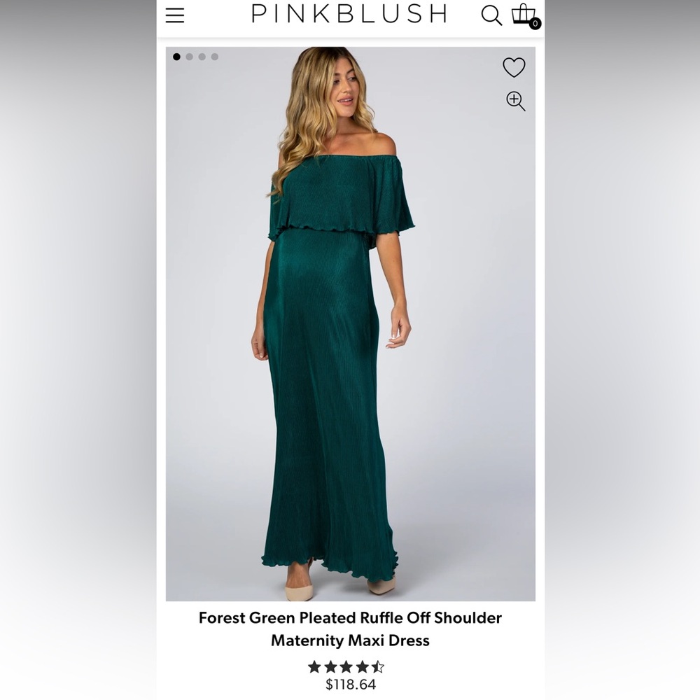 👗 NWT Forest Green Maternity Dress 👗